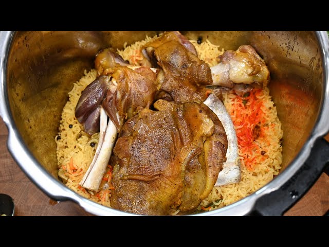 Cooking Amazing Meat Mandi with Rice in a Pressure Cooker (No Oven)