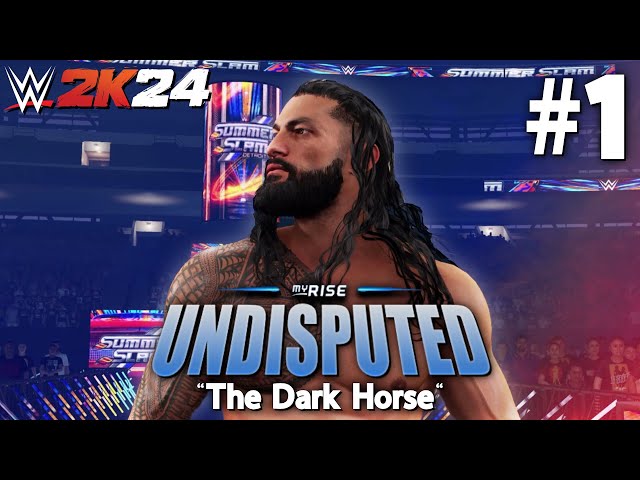 WWE 2K24 - MyRise "UNDISPUTED"  Part 1 (No Commentary)