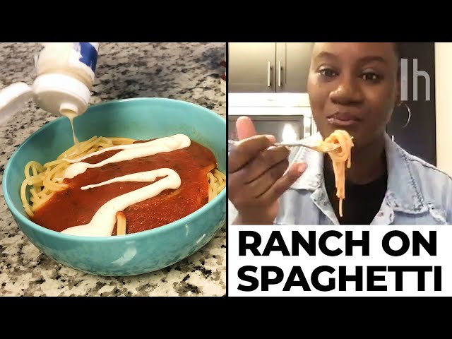 Should You Put Ranch Dressing on Spaghetti Like Saweetie?  |  Hack or Wack
