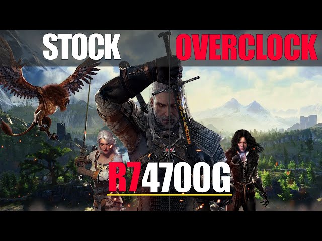 Ryzen 7 4700G Overclock vs Stock iGPU Comparison