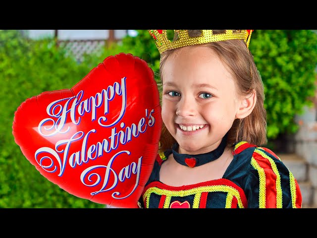 Valentine's Day song | Funny Videos for kids by Maya and Mary