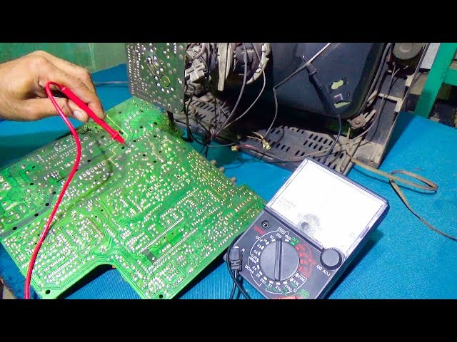 How To Repair Power Problem Of CRT Color Television (Part 5) - Bengali Tutorial
