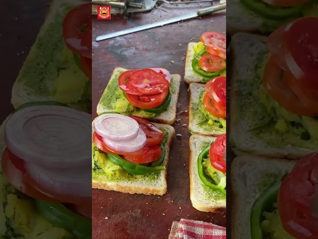 SUPER SANDWICH MAKER #streetfood #short #subscribe