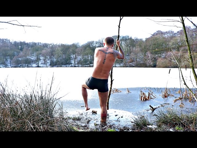 Walking Over A Frozen Lake!  (What could possibly go wrong)