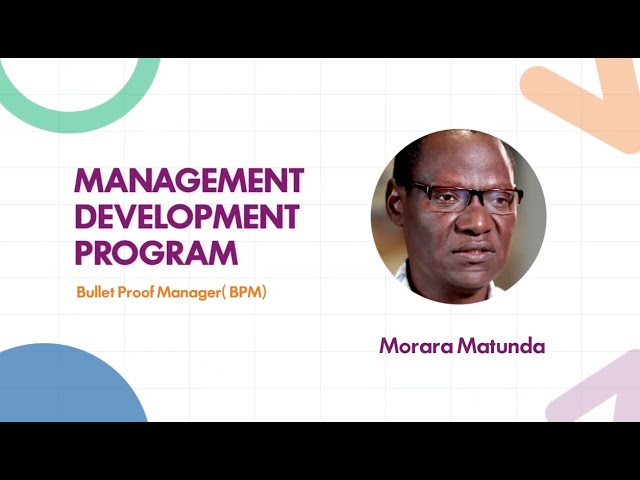 Morara Matunda-A Bullet Proof Manager