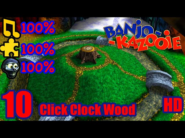 Banjo Kazooie HD 100% Walkthrough Part 10 - Click Clock Wood