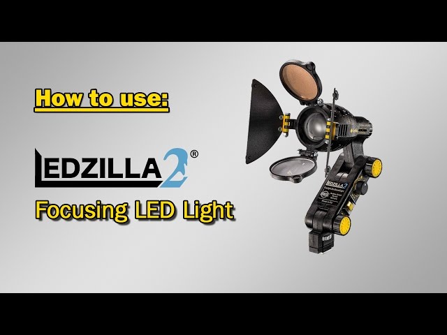 How to use: LEDZILLA 2 - daylight onboard LED
