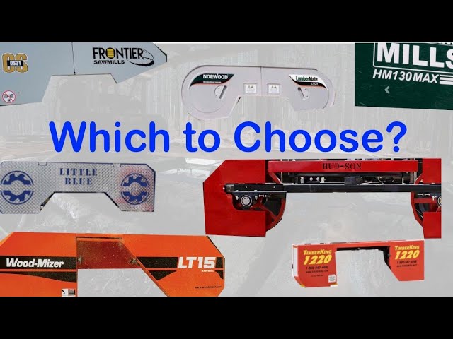 Price Comparison of Top Portable Sawmills | Woodmizer Hud-Son Timber King Vallee Woodland Mills