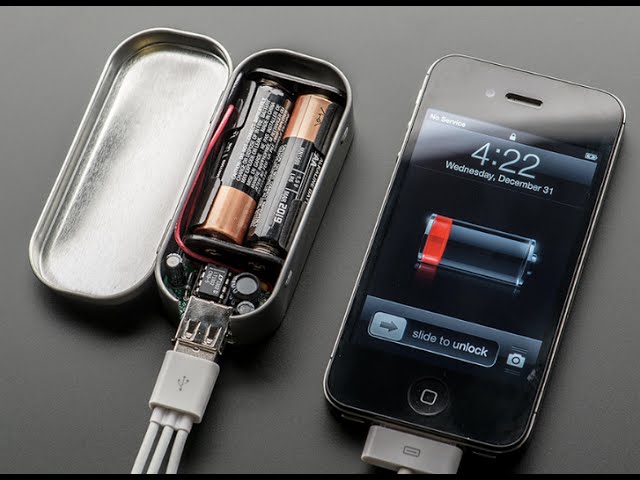 How to make a Portable USB cell-phone charger