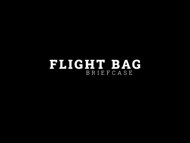 Flight Bag Leather Briefcase Explained by Dave