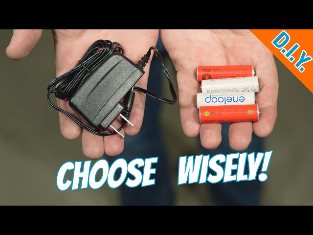Never Replace Batteries Again! Convert Battery Device To Wall Adapter!
