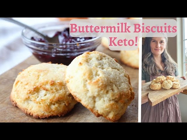 Buttermilk Biscuits | LOW CARB | GLUTEN FREE | REAL BUTTERMILK