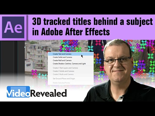 3D Tracked Titles behind a subject in Adobe After Effects