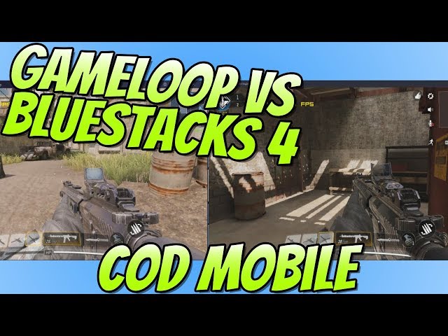 Gameloop vs BlueStacks 4 Call Of Duty Mobile Benchmark Test | Which Gives Best FPS?