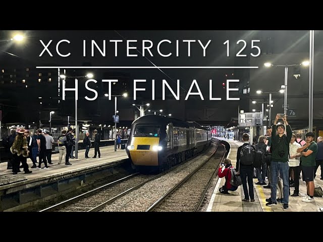 HST FRENZY! HST Finale RAMPS UP at Leeds! Crosscountry Intercity 125 43378 & 43321 1E63 15/09/23