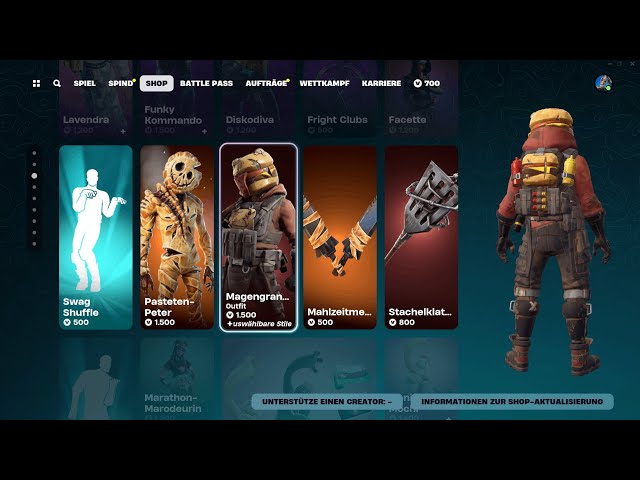 420 Tage her & viele seltene Items | Fortnite Item Shop am 05.05.2024