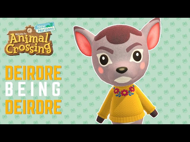 Deirdre being Deirdre - Animal Crossing New Horizons