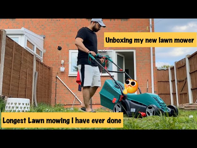 Unboxing my new Lawn Mower | Longest lawn mowing I have ever done