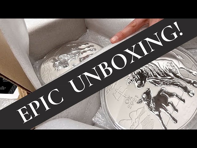 Epic UNBOXING of the MASSIVE 10 KILOGRAM Perth Mint Silver Year of the Ox Coin