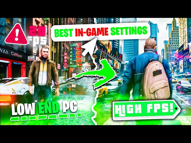 🔧How To Fix LAG In GTA IV ✅ | Optimize GTA 4 For Low End PC ( Fix Lag & Boost FPS )