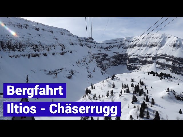 Luftseilbahn Iltios - Chäserrugg Bergfahrt 2024 Toggenburg