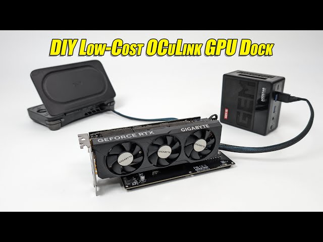 Build A Low-Cost OCuLink GPU Dock on a Budget! (Easy DIY Guide)