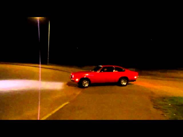 1973 Chevrolet Vega Burnout leaving Porvoon Cruising