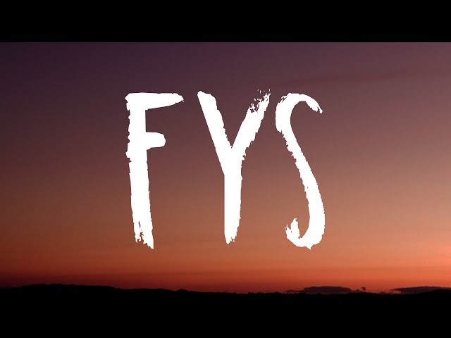 Chlöe - FYS (Lyrics)