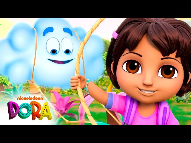 Dora, Boots & Backpack Chase a Rain Cloud! ⛈ Brand New Full Scene | Dora & Friends