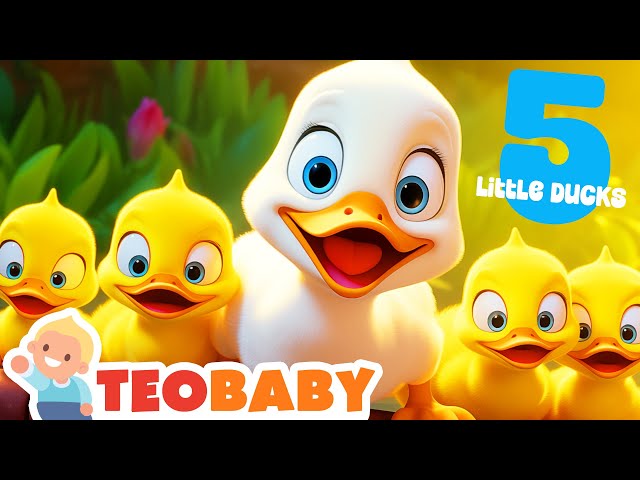 Five Little Ducks 🦆 Nursery Rhymes | Kids Songs