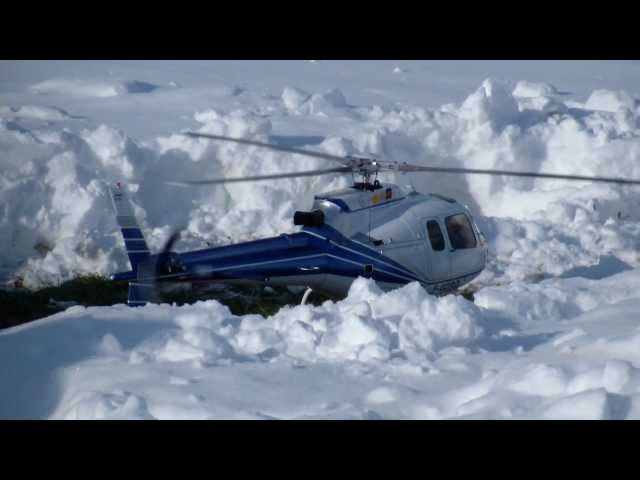 ❄☆ Giant RC Scale Ecureuil AS 350B @Snow ☆ ❄