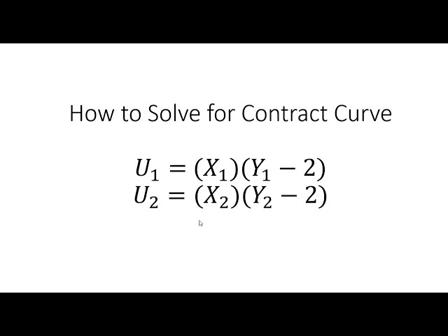 How to Derive a Contract Curve