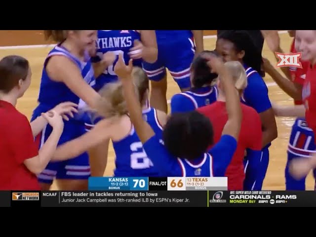 Kansas vs No. 13 Texas Women's Basketball Highlights