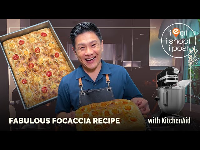 Fabulous Foccacia Bread Recipe - with KitchenAid