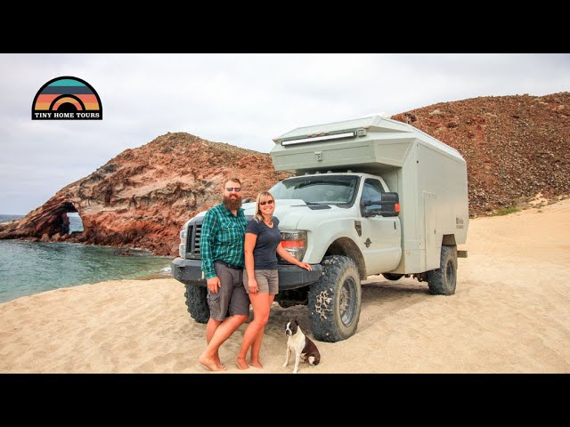 Couple Builds Custom DIY Overland Truck for Long Term Off-Road Travel