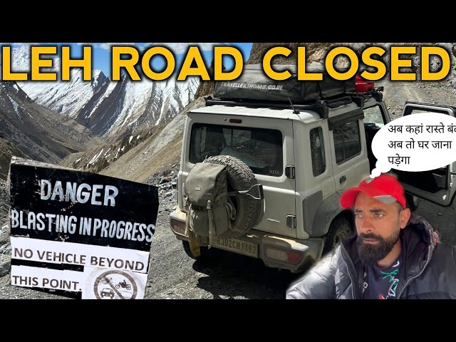 Lingshed me Bina Road k Kaise Rahte the log || Leh ka Rasta Band ho gya || Ladakh 2024