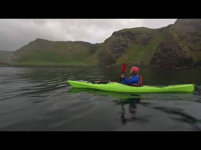 kayaking from Ballintoy to Ballycastle