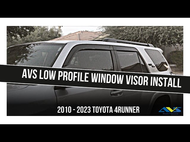 AVS Low Profile Window Visors Overview/Install | 5th GEN Toyota 4Runner