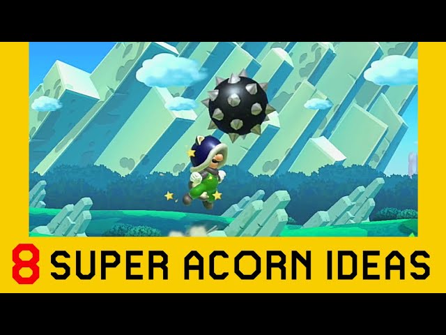 8 Ideas with the Super Acorn (Part 2) - Super Mario Maker 2