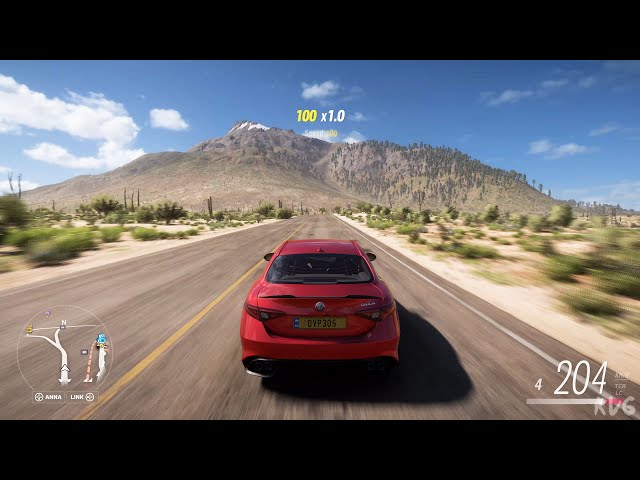 Forza Horizon 5 - Alfa Romeo Giulia Quadrifoglio 2017 - Open World Free Roam Gameplay