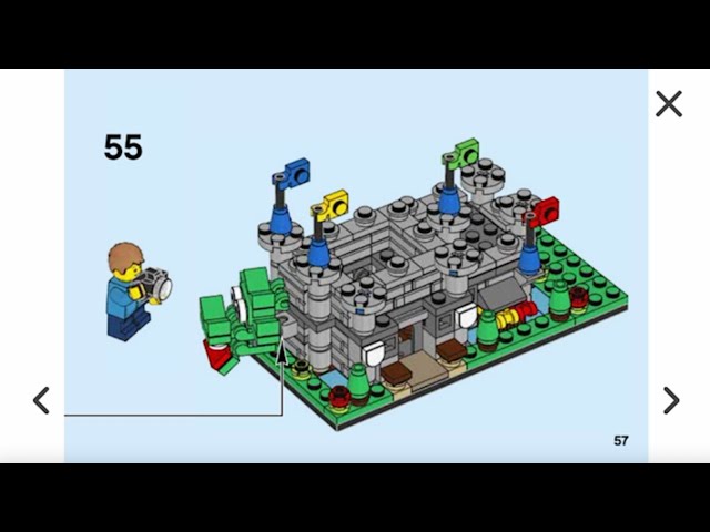 LEGO Micro LEGOLAND Castle 40306 Building Instructions