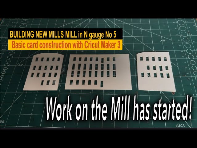 WORK ON THE MILL HAS STARTED, Basic card construction.
