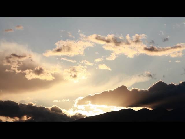 HD Relaxation Heavenly Mountain Sunrise Timelapse 1080p HD