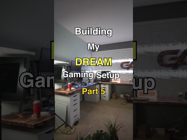 Building My DREAM Gaming Setup PART 5!!