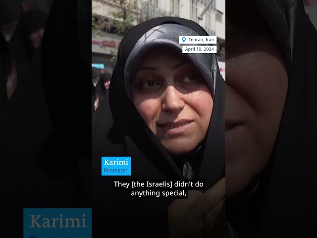 Iran: Protests against Israel, hours after Israel's suspected attack | DW Shorts