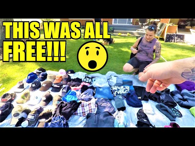 Ep300: ALL THESE THINGS WERE FREE AT A LOCAL YARD SALE!!!  🤯🤯🤯