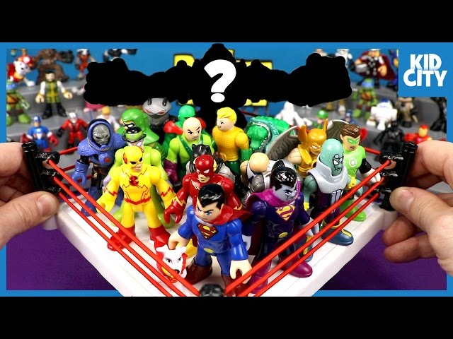 Justice League Toys & Imaginext Batman Toys Shake Rumble! | K-City
