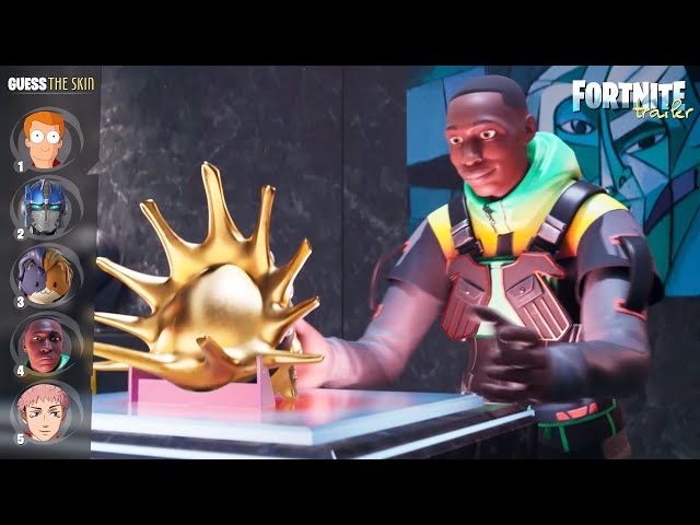 GUESS THE FORTNITE SKIN BY THE TRAILER | tusadivi