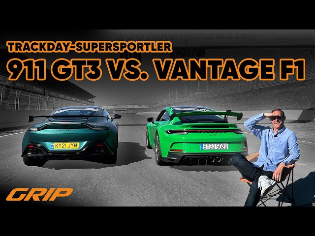 Supersportler für die Rennstrecke 🏎️🏁 Porsche 911 GT3 vs. Aston Martin Vantage F1 | GRIP