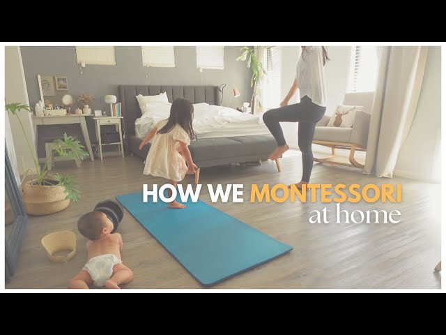 Montessori daily routine with 2 kids (3 yrs & 9 mths) | How we Montessori at home